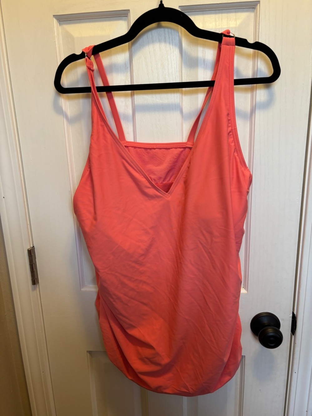 Lands' End Coral V-Neck Camisole Tank